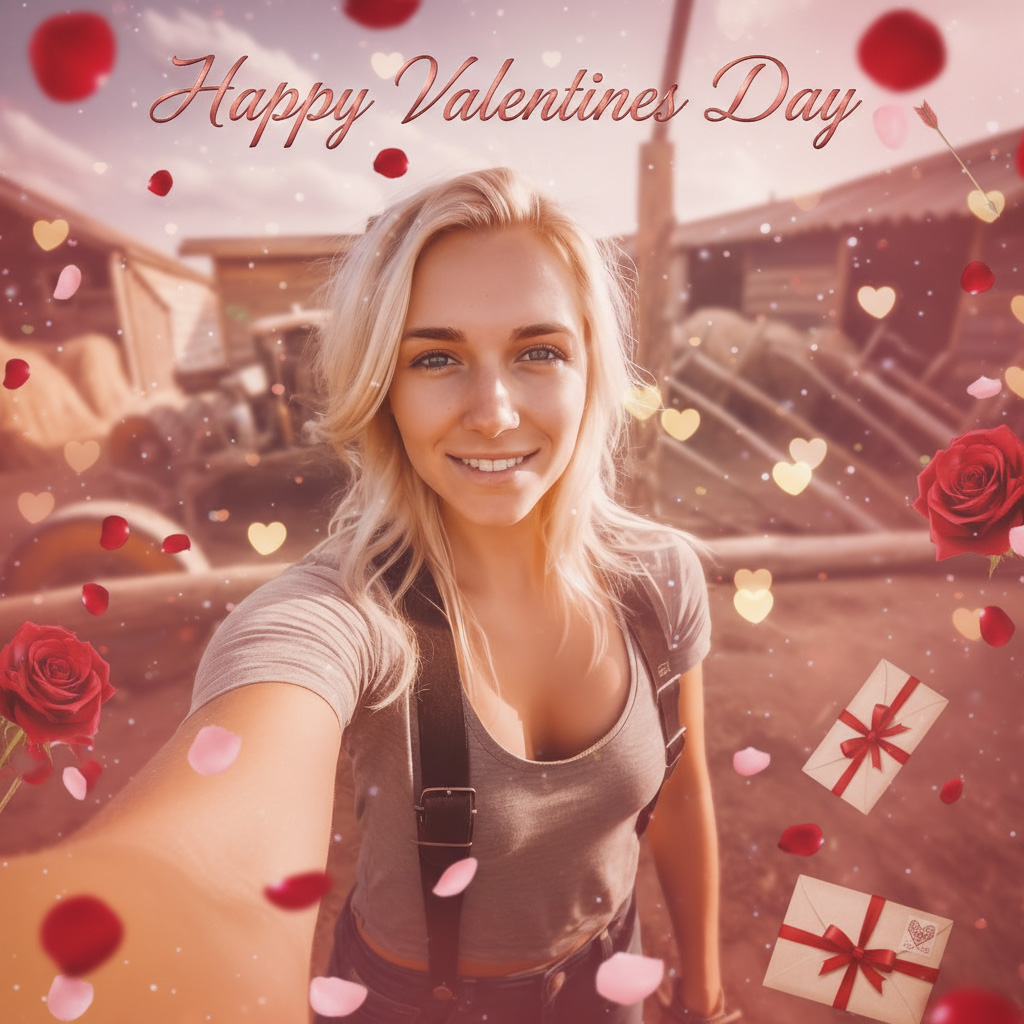 AI-generated holiday card